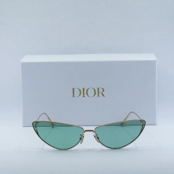 Dior MISSDIOR B1U B0O0 Cat Eye Sunglasses - Gold/Green - Picture 4 of 11